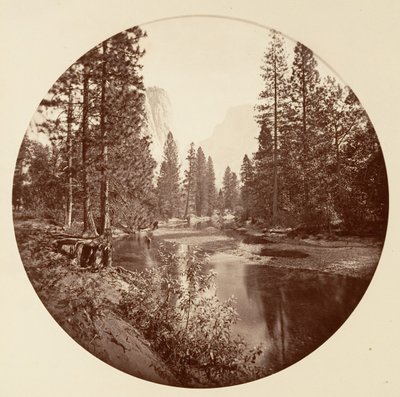[Yosemite nasjonalpark, California], ca. 1878. av Carleton Emmons Watkins