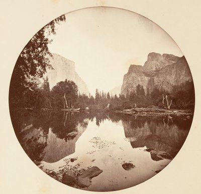 [Yosemite nasjonalpark, California], ca. 1878. av Carleton Emmons Watkins