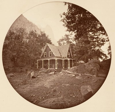 [Yosemite nasjonalpark, California], ca. 1878. av Carleton Emmons Watkins