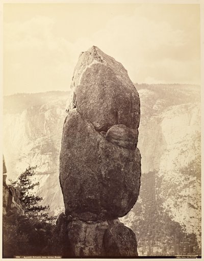 Agassiz-søylen, nær Union Point av Carleton Watkins