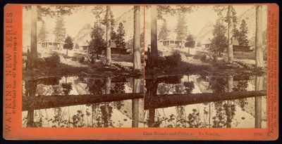 Casa Nevada og hytte. Yo semitt av Carleton Watkins
