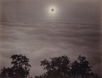 Solformørkelse fra Santa Lucia -fjellet av Carleton Watkins