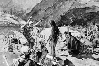 Eksorcisme av en heks i Valle de la Rosee. av Carlo Pellegrini