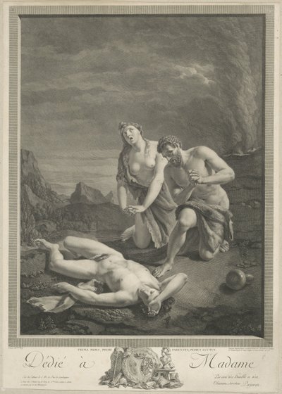 Adam og Eva ved liket av Abel av Carlo Antonio Porporati