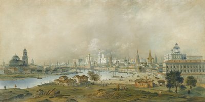 Utsikt over Kreml fra Ustinsky-broen av Carlo Bossoli