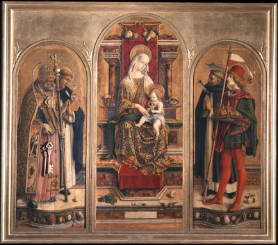 Camerino Tryptich (Tryptich av Saint Domenico) av Carlo Crivelli