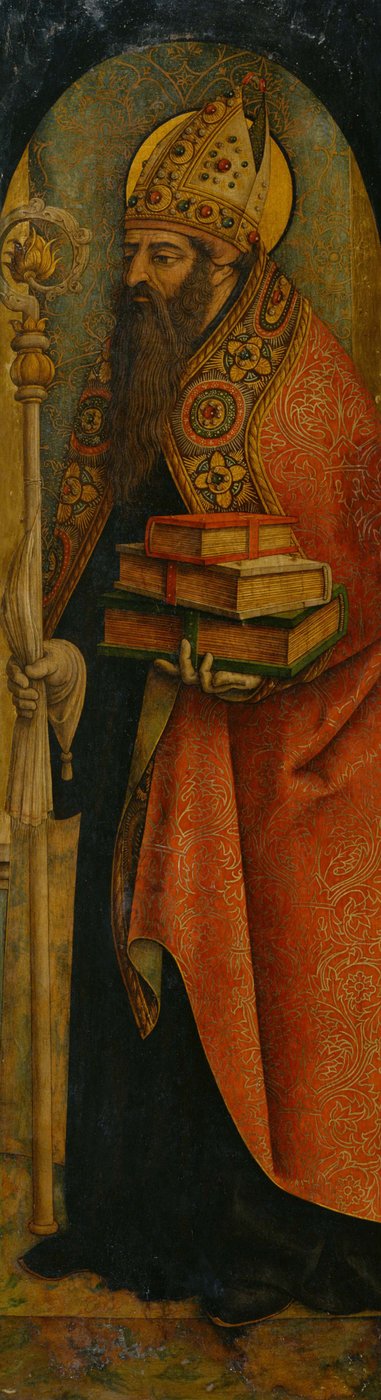 Saint Augustine, 1480-tallet av Carlo Crivelli
