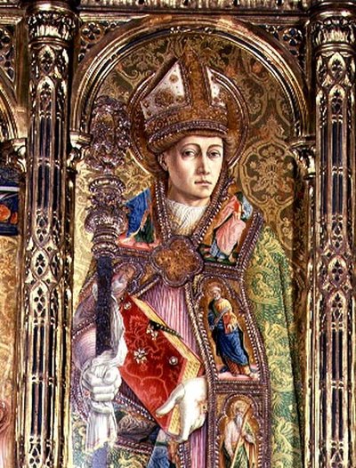 St. Emidius, detalj fra Sant