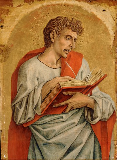 , fra Polyptych of Montefiore, ca. 1470 (tempera på trepanel) (se også 492442-44) av Carlo Crivelli