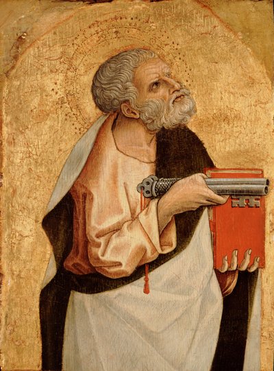 , fra Polyptych of Montefiore, ca. 1470 (tempera på trepanel) (se også 492442-44) av Carlo Crivelli