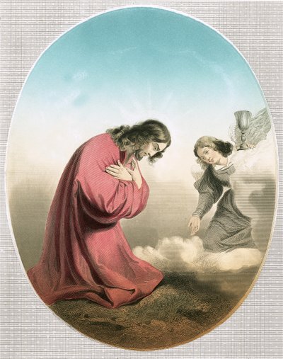 Engel som viser seg for Kristus av Carlo Dolci