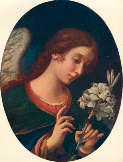 Bebudelsens engel, 1600-tallet av Carlo Dolci