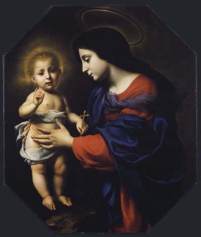 Madonna og barn, 1651 av Carlo Dolci