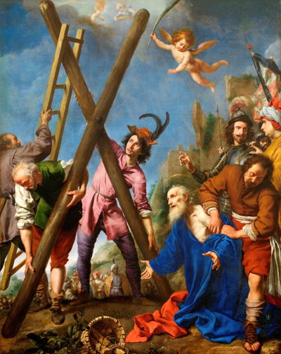 St Andrew ber før hans martyrium, 1643. av Carlo Dolci