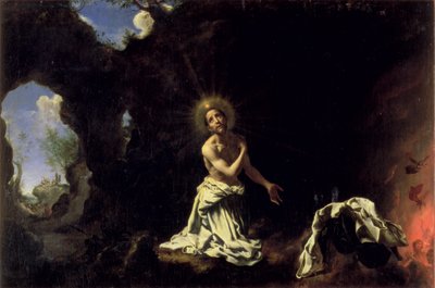 St. Dominic Penitent av Carlo Dolci