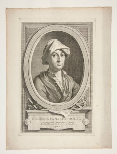 Portrett av Giuseppe Ignazio Rossi av Carlo Gregori
