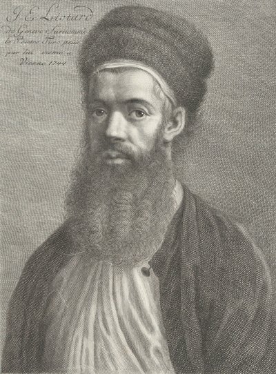 Selvportrett i tyrkisk antrekk, 1700-tallet. av Carlo Gregori