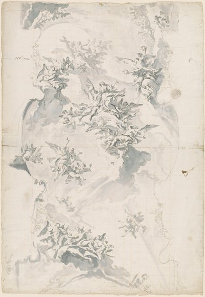 Apoteosen til Saint Euphemia av Carlo Innocenzo Carlone