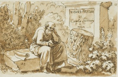 Skisse for Frontispice til Figur Originali av Carlo Labruzzi