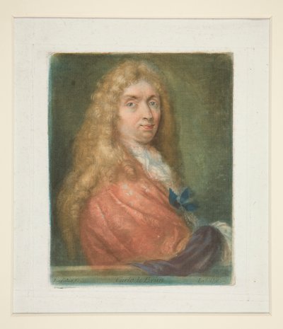 Charles Lebrun, fra Portraits of Painters av Carlo Lasinio