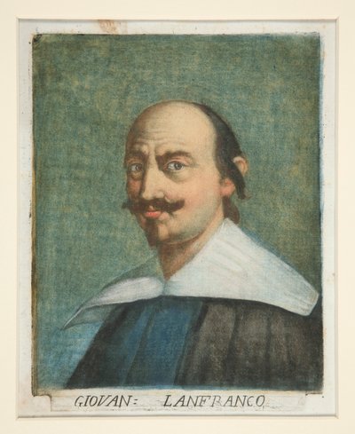Giovanni Lanfranco, fra Portraits of Painters av Carlo Lasinio