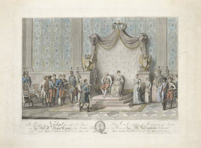 Prins av Neuchâtel for Maria Louise av Østerrike av Carlo Lasinio