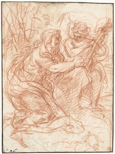 Maria Magdalena som tilber korset av Carlo Maratta