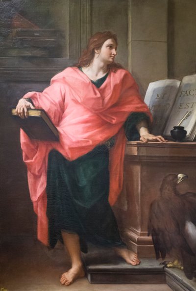 Den hellige Johannes evangelisten av Carlo Maratta or Maratti