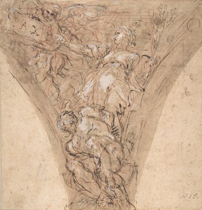 Allegorisk fredsfigur, 1625-1713. av Carlo Maratti