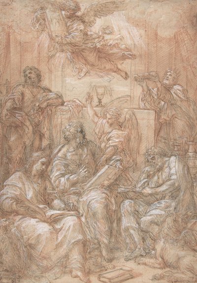 Allegori om den gamle og nye dispensasjonen, 1700-1708. av Carlo Maratti