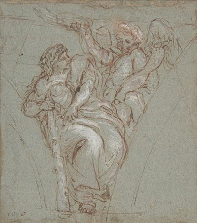Dyd kronet av ære, 1670-76. av Carlo Maratti