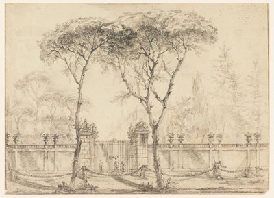Ved porten til en villa av Carlo Marchionni