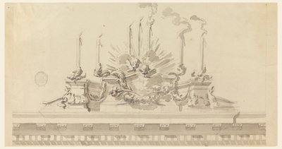 Design for dekorasjon av en seremoni av Carlo Marchionni