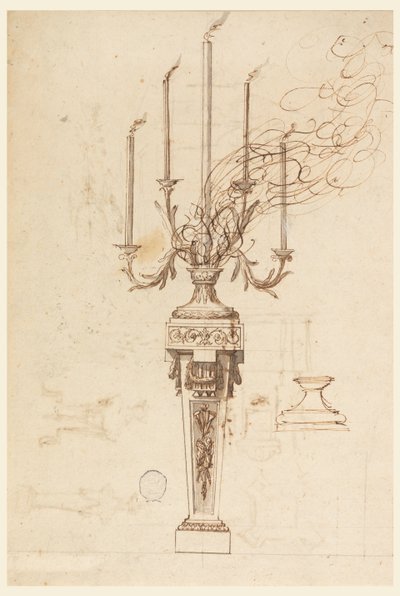 Design for en kandelaber av Carlo Marchionni