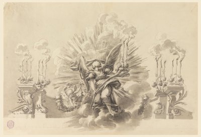 Design for en seremoniell dekorasjon av Carlo Marchionni