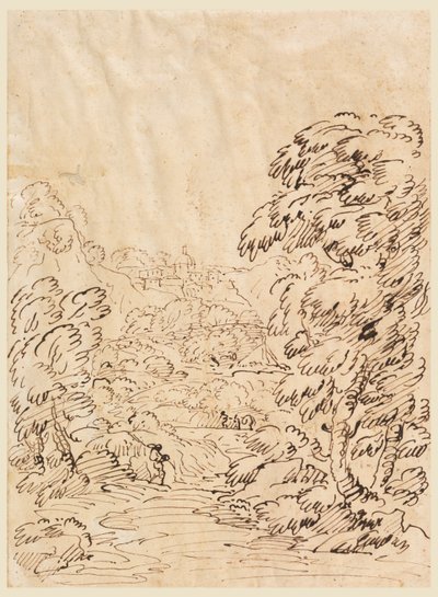 Veien som fører til en fjellrik by av Carlo Marchionni