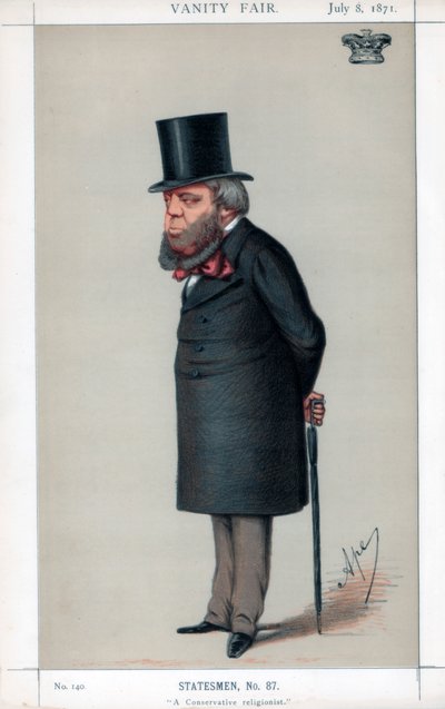En konservativ religionist, 1871. av Carlo Pellegrini
