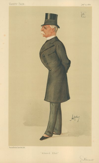 General Sir Donald Martin Stewart, Ahmed Khel, 15. januar 1887, tegneserie Vanity Fair av Carlo Pellegrini