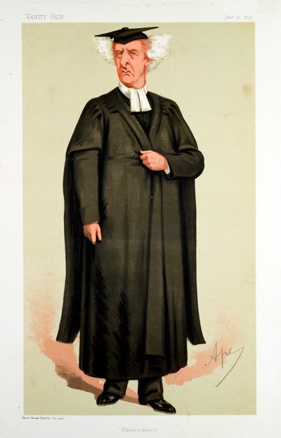 Henry George Liddell , britisk lærd, 1875 av Carlo Pellegrini