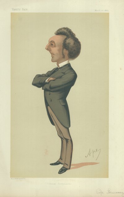 Hans eksellens guvernør John Pope Hennessy av Carlo Pellegrini