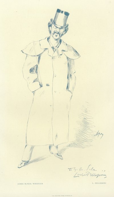 James Abbott McNeill Whistler av Carlo Pellegrini