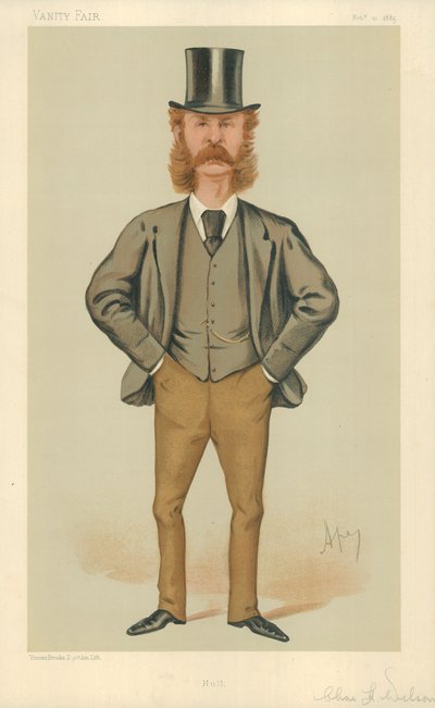 Mr Charles Henry Wilson, Hull, 21. februar 1885, tegneserie Vanity Fair av Carlo Pellegrini