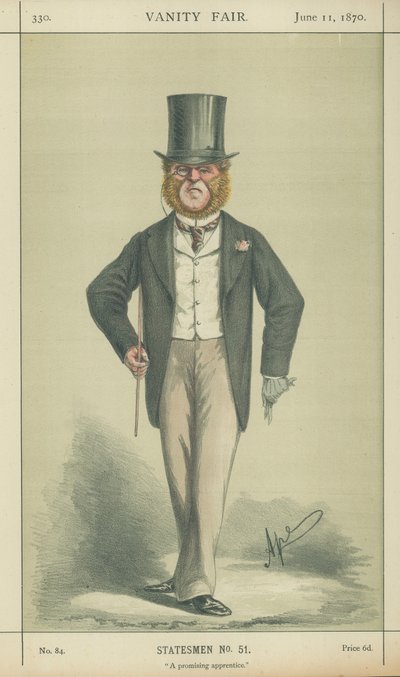 Mr E N Knatchbull-Hugessen av Carlo Pellegrini