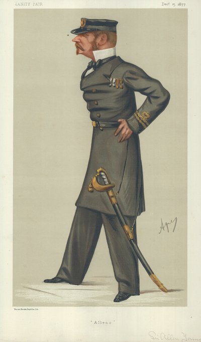 Sir Allen Young, Alleno, 15. desember 1877, tegneserie Vanity Fair av Carlo Pellegrini