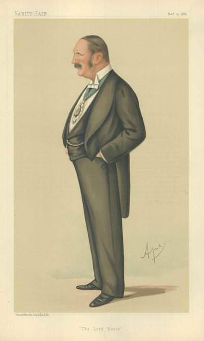 Sir Reginald Hanson, The Right Hon The Lord Mayor of London av Carlo Pellegrini