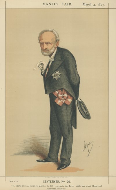 Chevalier Charles Cadorna av Carlo Pellegrini