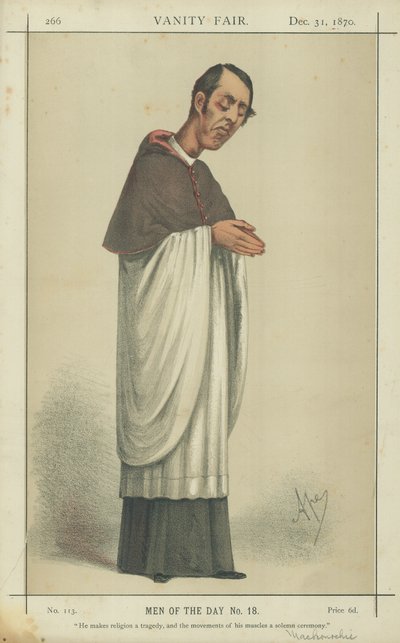 Rev AH Mackonochie av Carlo Pellegrini