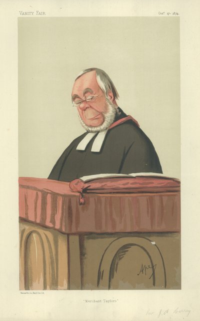 Pastor James Augustus Hessey av Carlo Pellegrini