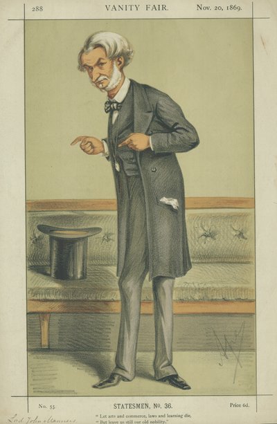 The Right Hon Lord John J R Manners av Carlo Pellegrini