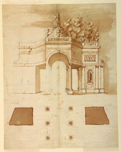 Design for en loggia av Carlo Rainaldi